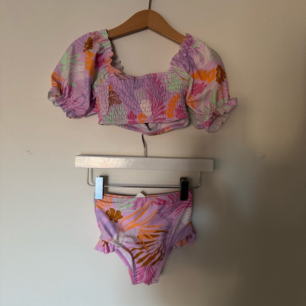 Cotton On Kids Swim Bikini - Purple and Pink Floral